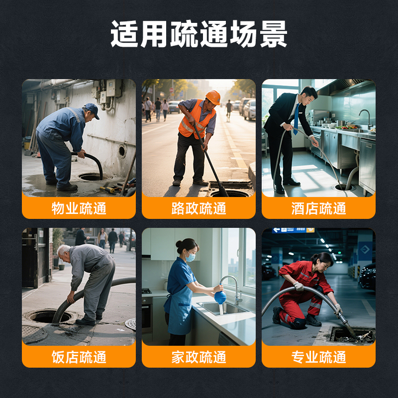 榮事達管道疏通機物業(yè)小區(qū)市政下水道疏通神器